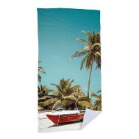 Toalha De Praia - Barco Na Praia - 1