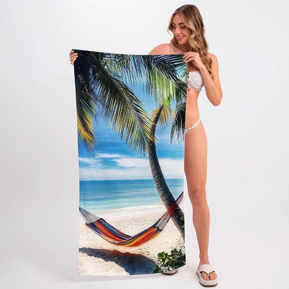 Toalha De Praia - Rede Na Praia - 3