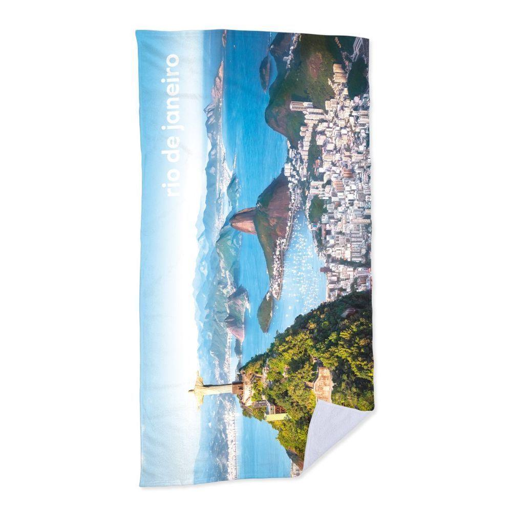 Toalha De Praia - Rio De Janeiro Visão Do Cristo Redentor - 1
