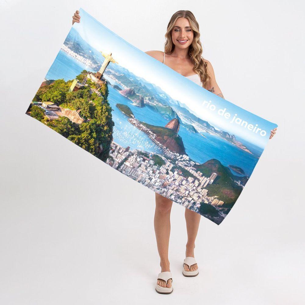Toalha De Praia - Rio De Janeiro Visão Do Cristo Redentor - 2