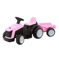 Trator Elétrico Bang Toys 6 Volts Com Caçamba Rosa - 2