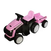 Trator Elétrico Bang Toys 6 Volts Com Caçamba Rosa - 4