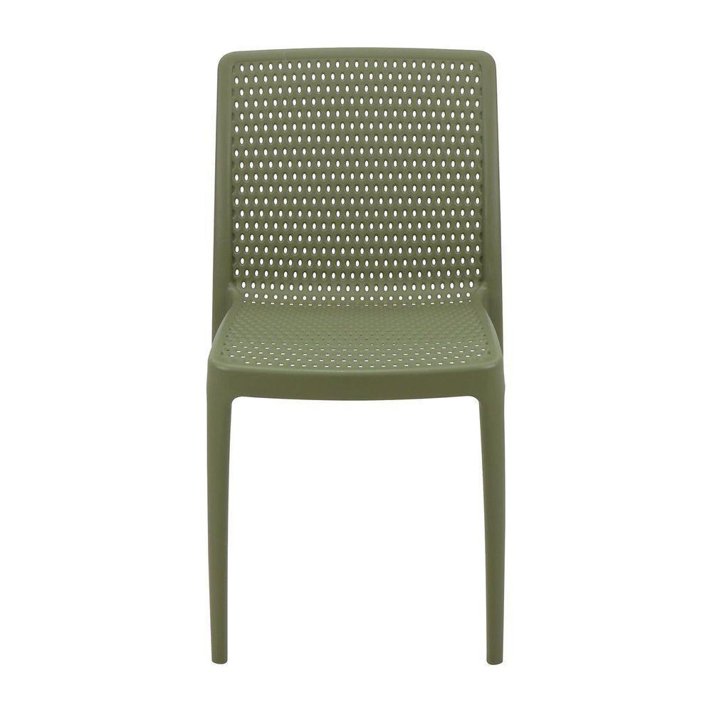 Cadeira Tramontina Isabelle Polipropileno Ocean +clean Verde Oliva Tramontina - 3