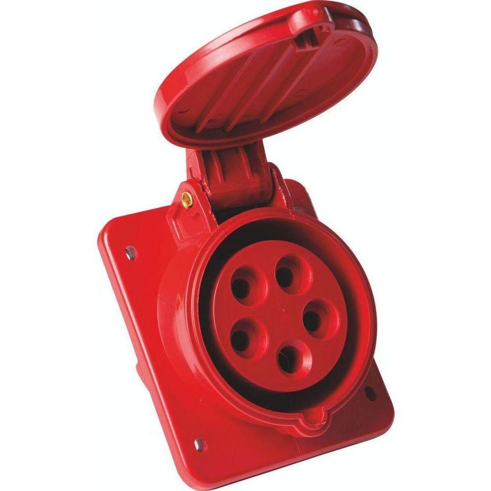 Tomada De Embutir Industrial 3p+n+t 16 A 380-415 Vca 6 H - Tramontina - 1