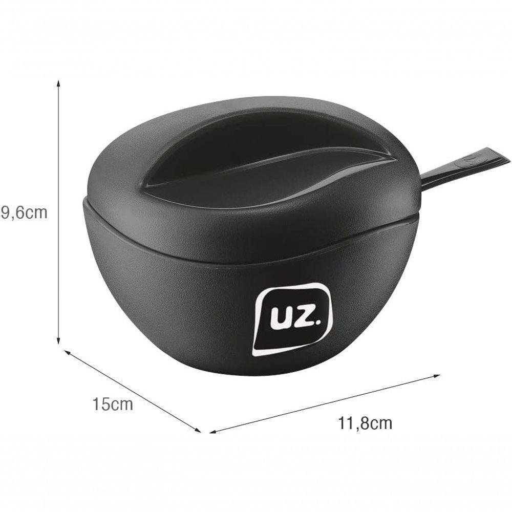 Açúcareiro farinheiro colher Preto Uz Uz141 - 2