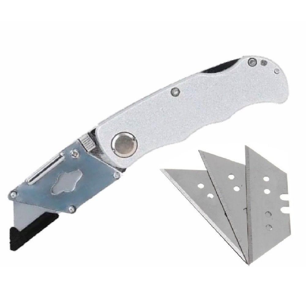 Estilete Dobrável Com 3 Lâminas Atopy - 1