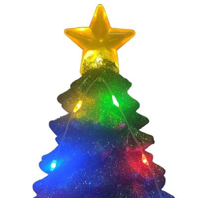 Vila Natalina Arvore De Natal Toca Musicas Com Luz Movimento Iluminação Enfeite Decoração Luxo