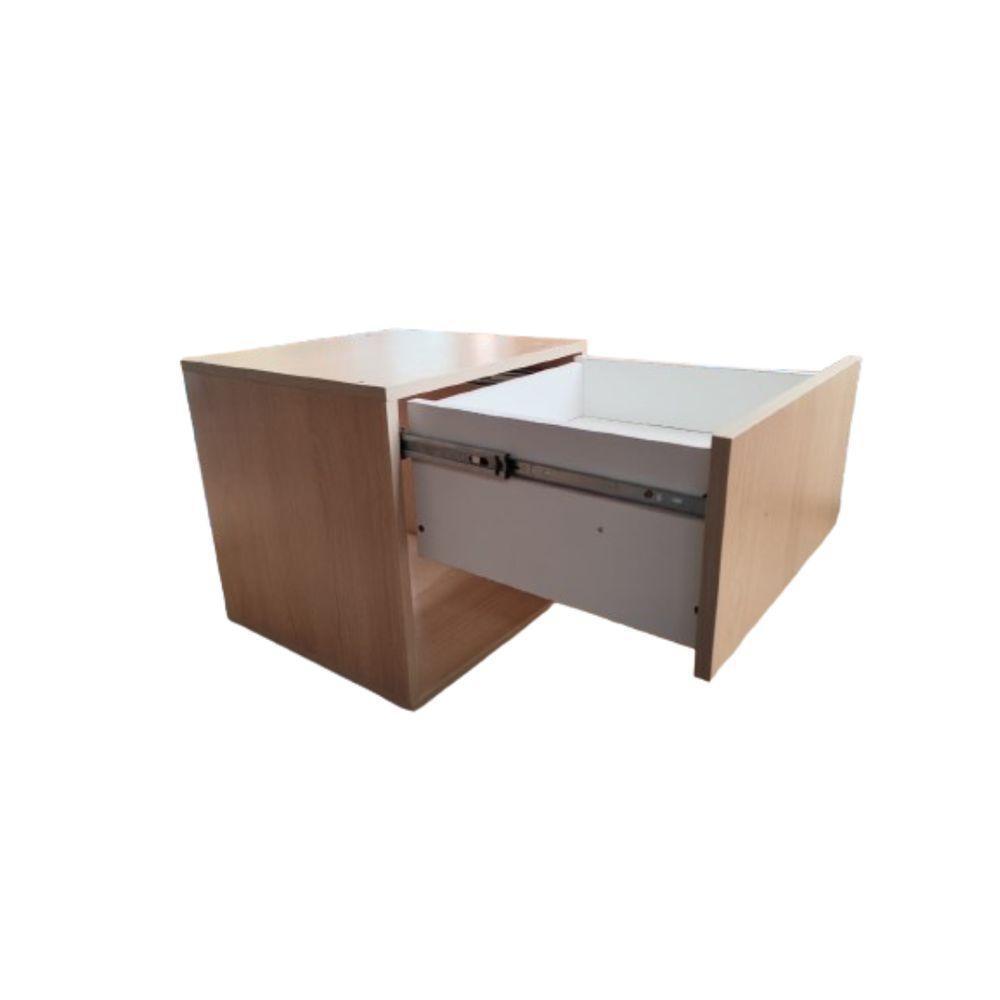 Mesa De Cabeceira C Gaveta Secreta Lado Esquerdo - Madeirado - 5