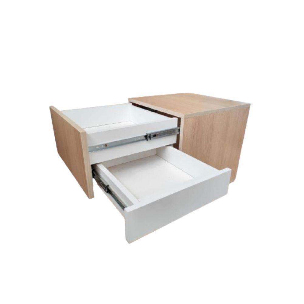 Mesa De Cabeceira C Gaveta Secreta Lado Esquerdo - Madeirado - 6