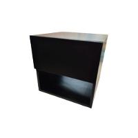 Mesa De Cabeceira C Gaveta Secreta Lado Esquerdo Mdf Preto - 1