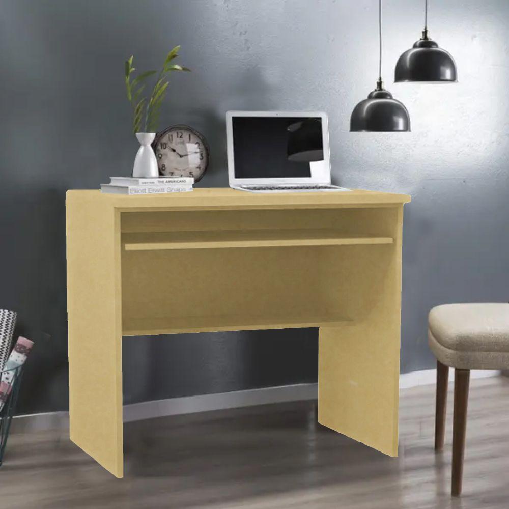 Mesa Para Computador Natural Em Mdf - 3