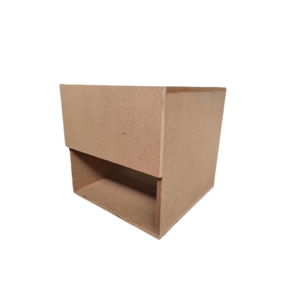 Mesa De Cabeceira C Gaveta Secreta Lado Esquerdo Mdf Natural - 1