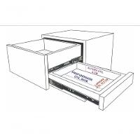 Mesa De Cabeceira C Gaveta Secreta Lado Esquerdo Mdf Natural - 3