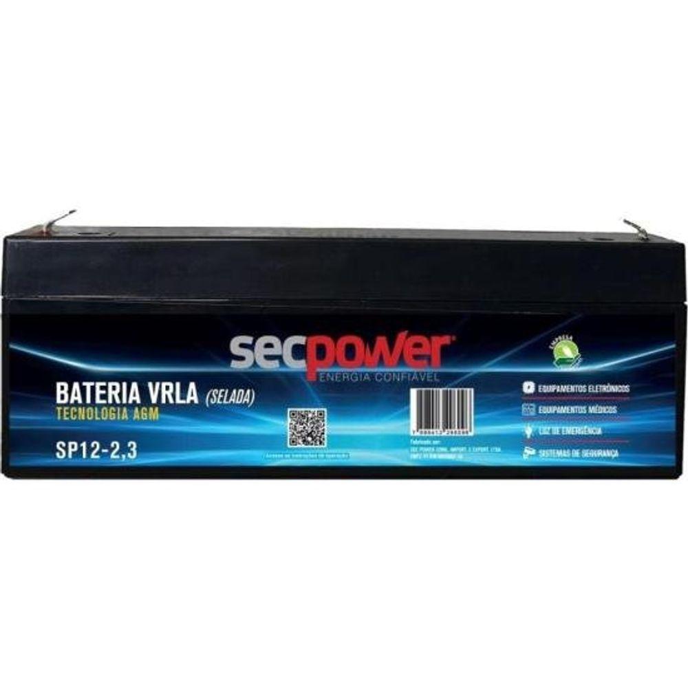 Bateria Selada 12v 2,3ah Sp12-2,3 Secpower - 5