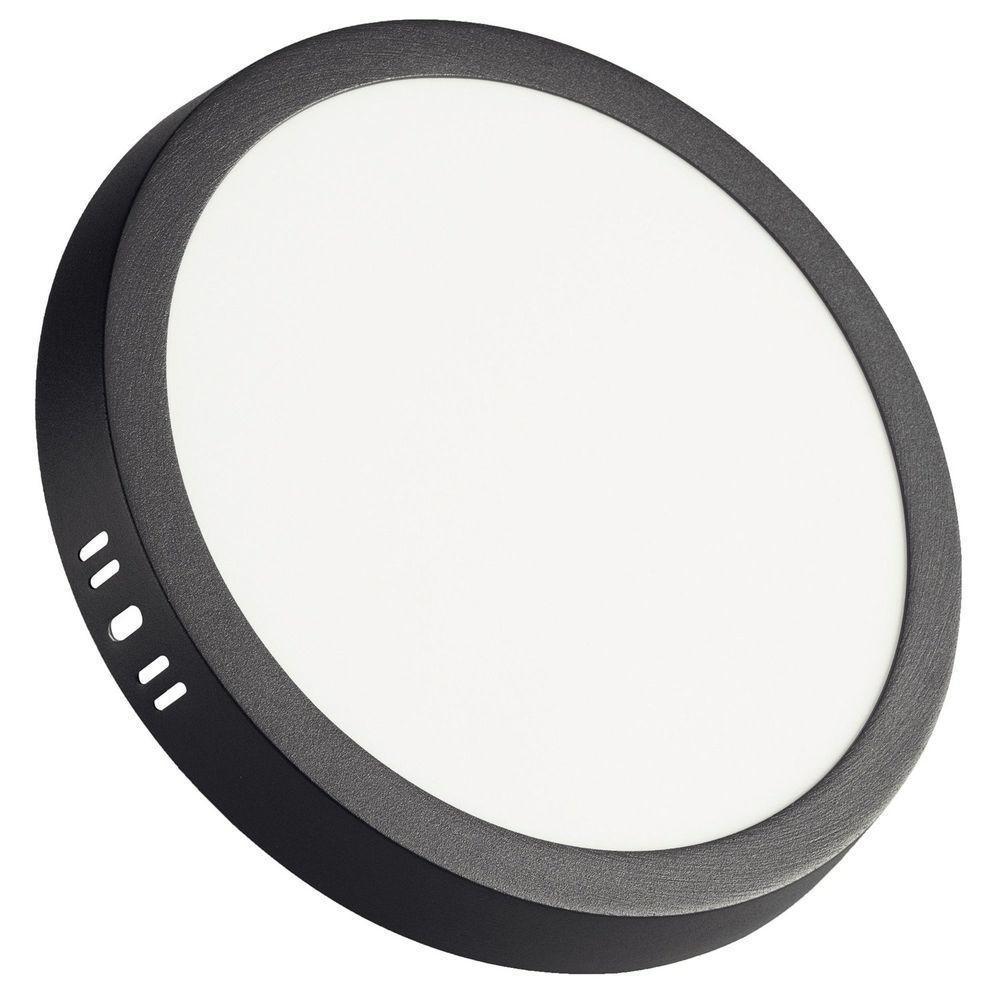 Plafon Fita Led Tramontina Redondo Sobrepor Preto 18w 4000k 1250lm Luz Neutra Tramontina - 1