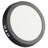 Plafon Fita Led Tramontina Redondo Sobrepor Preto 12w 4000k 840lm Luz Neutra Tramontina - 1