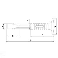 Talhadeira Com Empunhadura 8,5'' Tramontina Pro Tramontina - 2