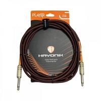Cabo Para Instrumentos Player P10 Textil 3m Marrom Hayonik - 1