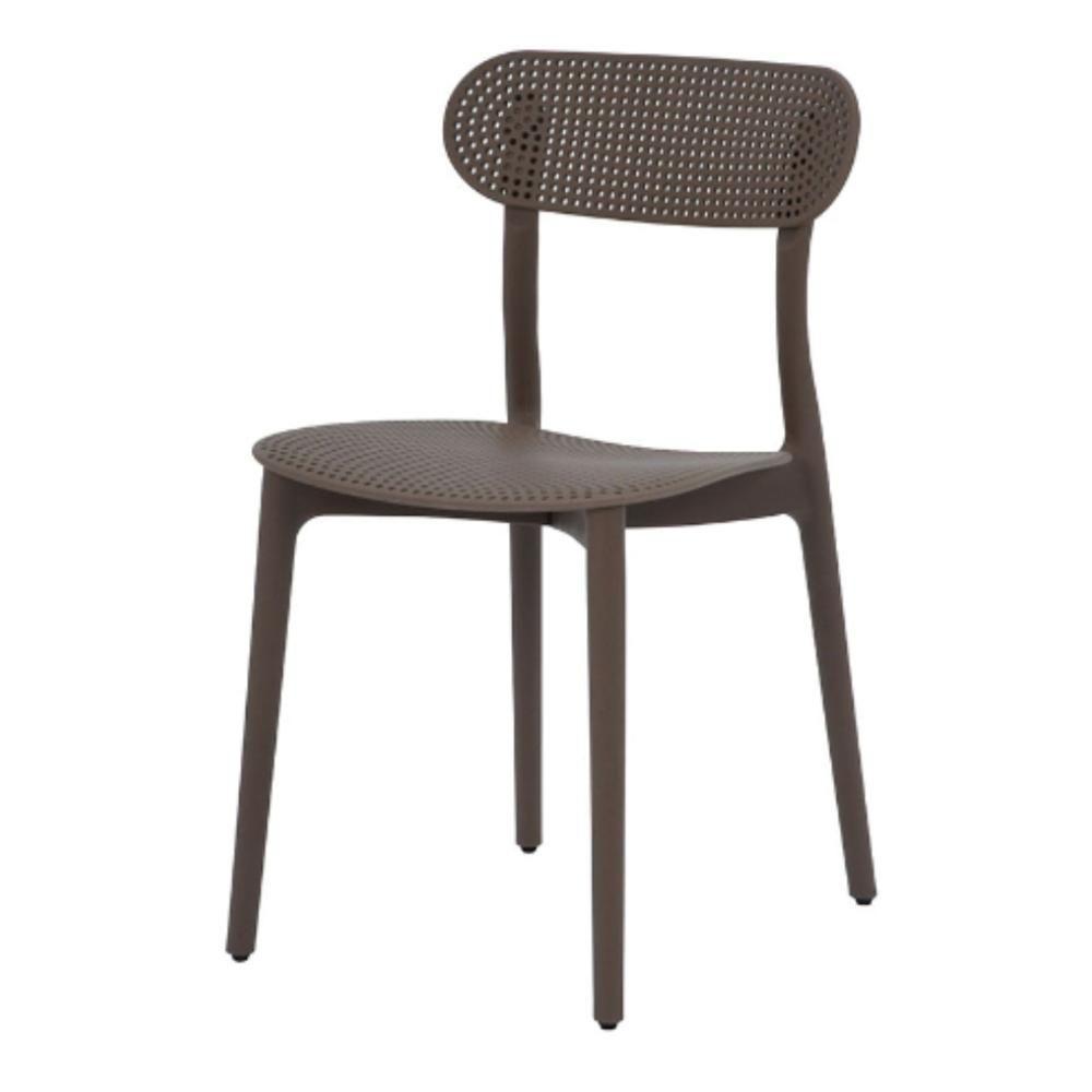 Kit 2 Cadeiras Área Externa Verte Rivatti Fibra Natural Sustentável Polipropileno Café Proteção Uv - 2