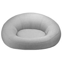 Puff Inflável Área Externa Outdoor Like Rivatti Capa Linho Cinza Com Proteção Uv Capa Interna Pvc - 2