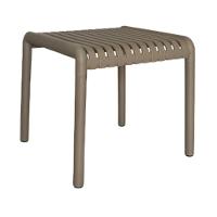 Mesa Lateral E De Apoio Quadrada Área Externa Outdoor Gávea Rivatti Polipropileno Fendi Proteção Uv - 1