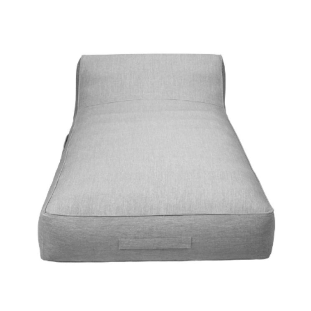 Chaise Inflável Área Externa Outdoor Like Rivatti Capa Linho Cinza Com Proteção Uv Capa Interna Pvc - 2