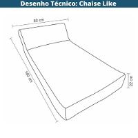 Chaise Inflável Área Externa Outdoor Like Rivatti Capa Linho Cinza Com Proteção Uv Capa Interna Pvc - 5