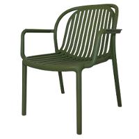 Kit 2 Poltronas Com Braço Área Externa Gávea Rivatti Monobloco Polipropileno Verde Proteção Uv - 2