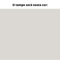 Mesa De Centro Roma Univ Retangular 140 Cm Off White Madeira Amêndoa Com Metalizado Dourado - 3