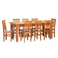 Conjunto Mesa De Jantar 2m 8 Cadeiras Mineira Madeira Maciça - 1