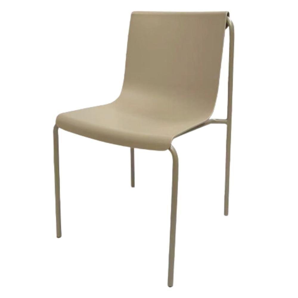 Kit 2 Cadeiras Iris Rivatti Assento Em Polipropileno Fendi E Base Em Aço Pintado A Pó Fendi - 2