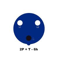 Tomada Embutir Industrial 2p+t 63a 220-250vca 6h Tramontina - 2