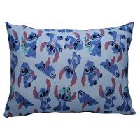 Fronha Portallar Malha Disney Estampada Stitch E Xepa 48cm X 68cm Azul - 1