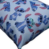 Fronha Portallar Malha Disney Estampada Stitch E Xepa 48cm X 68cm Azul - 4