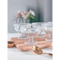 Conjunto 6 Taças Cristal Para Sobremesa Pearl 11 Cm X 9 Cm Transparente