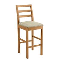 Banqueta Jade 02 Madeira Maciça Jcm Linho Bege - 1