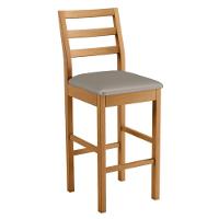 Banqueta Jade 02 Madeira Maciça Jcm Veludo Cinza - 1