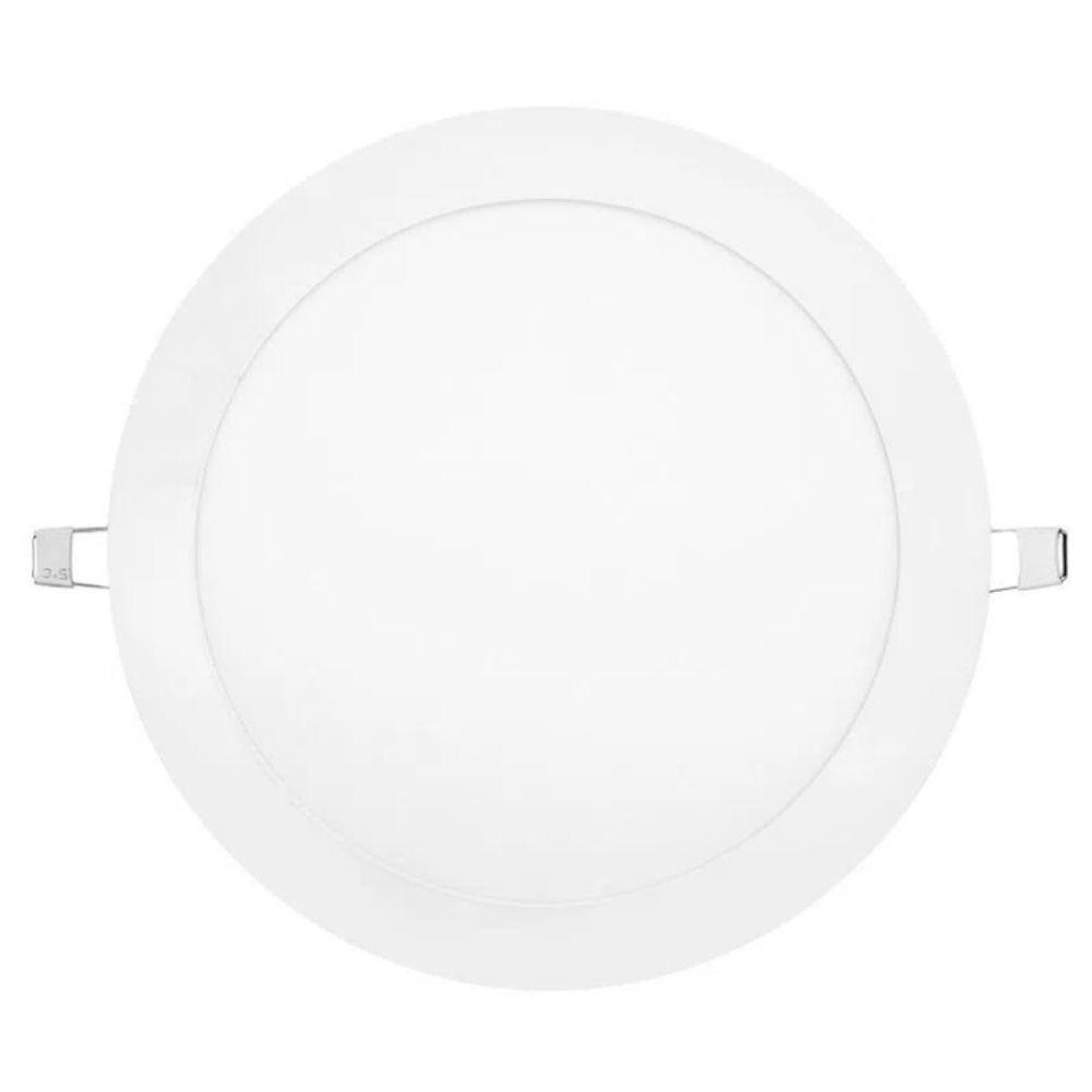 Kit 3 Painéis Led Embutir 15w Redonda Branca Fria 6000k - 1