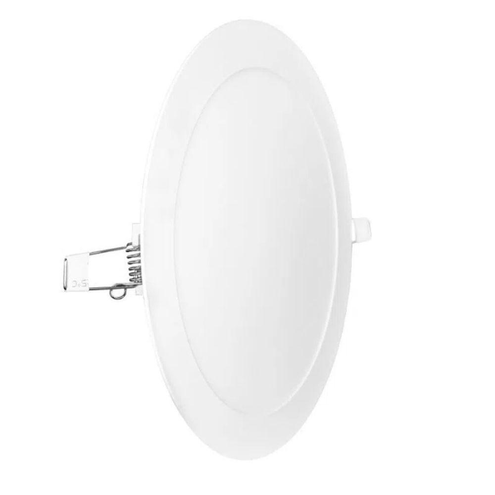 Kit 5 Painéis Led Embutir 15w Redonda Branca Fria 6000k - 3