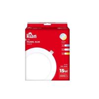 Kit 9 Painéis Led Embutir 15w Redonda Branca Fria 6000k - 2