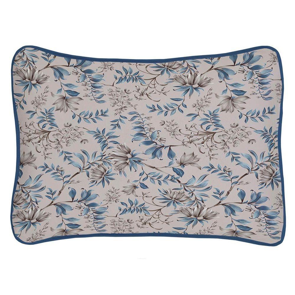 Fronha Avulsa Malha Estampada Com Viés Europa - 1