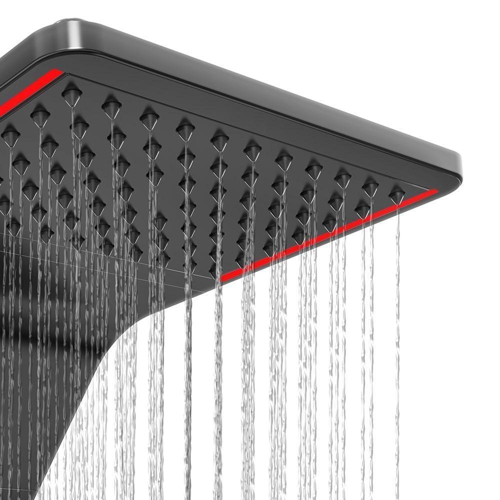 Ducha Eletrônica Ducali Com Painel Digital Preta Zagonel 220V - 3