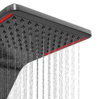 Ducha Eletrônica Ducali Com Painel Digital Preta Zagonel 220V - 3