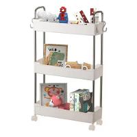 Prateleira Multiuso 3 Andares Com Rodinha Branca - 2