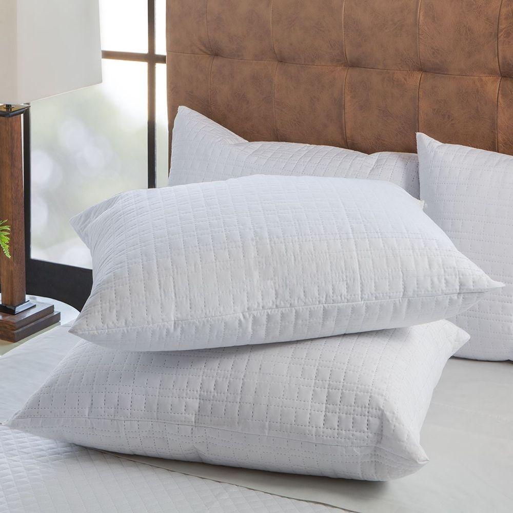 Kit 2 Travesseiros Suporte 65cm X 45cm Matelado Classic - 2