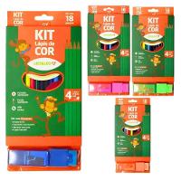 Kit Escolar Completo Coleção Com 18 Peças Para Pintura E Escrita Azul - 2