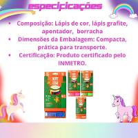 Kit Escolar Completo Coleção Com 18 Peças Para Pintura E Escrita Laranja - 5