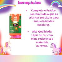 Kit Escolar Completo Coleção Com 18 Peças Para Pintura E Escrita Verde - 2