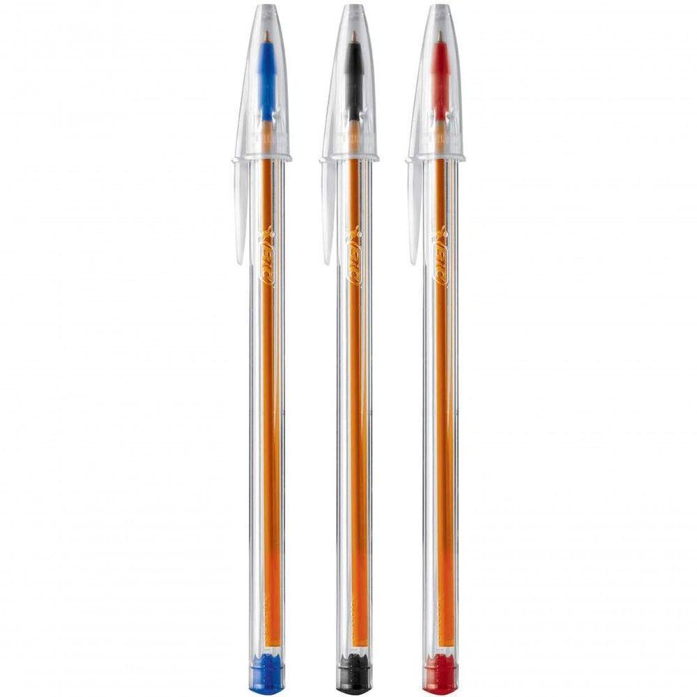 Caneta Esferográfica Ponta Fina De 0.8mm Pacote Com 3 Unidades Bic - 3