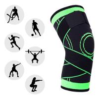 Kit Par Joelheira Compressão Ajustável Ortopédica Elástica Alívio Dor Proteção Esportes Preto